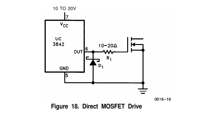 原图 18：直接MOSFET驱动