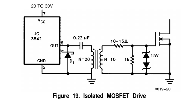 原图 19：隔离MOSFET驱动