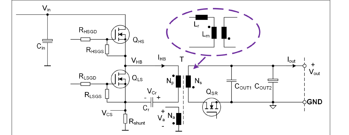 HFB 主功率级(Infineon XDPS2201 DG 图 1 原版,翻拍自设计指南)