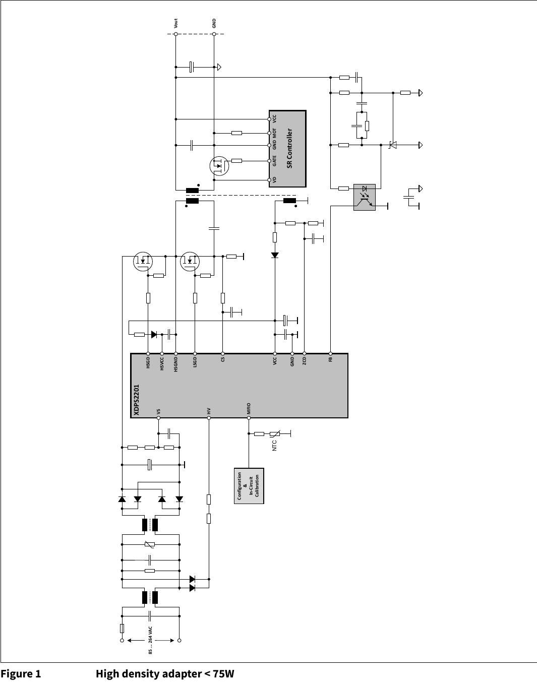 XDPS2201 典型应用（Infineon XDPS2201 DS 图 1 原版，翻拍自手册）
